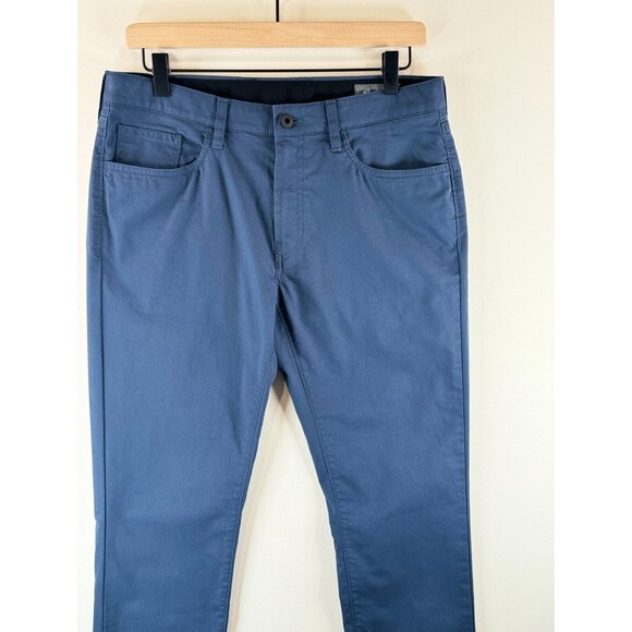 Bonobos Men Pants Blue Chino Slim Fit Straight Leg Golf Performance Casual 31x32 - Picture 5 of 7